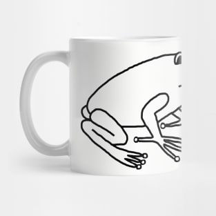 Minimal Frog Outline Mug